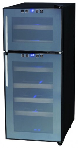 Refrigerator Climadiff Dopiovino larawan, katangian