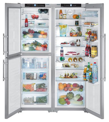 Refrigerator Liebherr SBSes 7353 larawan, katangian