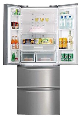 Refrigerator Wellton WRF-360SS larawan, katangian