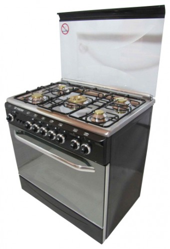 रसोई चूल्हा Fresh 80x55 ITALIANO black st.st. top तस्वीर, विशेषताएँ