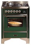 Estufa de la cocina ILVE M-70D-VG Green 70.00x85.00x60.00 cm