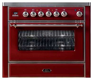 रसोई चूल्हा ILVE M-906-MP Red तस्वीर, विशेषताएँ