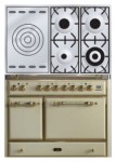 Estufa de la cocina ILVE MCD-100SD-E3 Antique white 100.00x85.00x60.00 cm