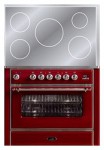Estufa de la cocina ILVE MI-90-E3 Red 91.10x85.00x60.00 cm