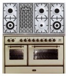 Estufa de la cocina ILVE MS-120BD-E3 Antique white 122.00x90.00x70.00 cm