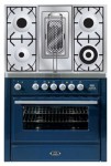 Stufa di Cucina ILVE MT-90RD-MP Blue 91.10x93.00x60.00 cm