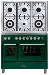 Estufa de la cocina ILVE MTD-1006D-E3 Green 100.00x90.00x70.00 cm