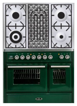 Estufa de la cocina ILVE MTD-100BD-MP Green Foto, características