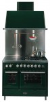 रसोई चूल्हा ILVE MTD-100V-VG Green 100.00x87.00x70.00 सेमी