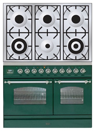 Estufa de la cocina ILVE PDN-1006-VG Green Foto, características