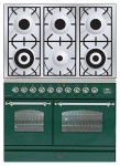 Estufa de la cocina ILVE PDN-1006-VG Green 100.00x90.00x60.00 cm