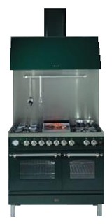 厨房炉灶 ILVE PDN-100B-VG Green 照片, 特点