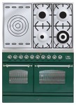 Estufa de la cocina ILVE PDN-100S-VG Green 100.00x90.00x60.00 cm