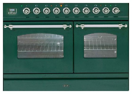 रसोई चूल्हा ILVE PDN-100V-MP Green तस्वीर, विशेषताएँ