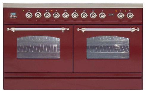 रसोई चूल्हा ILVE PDN-120B-MP Red तस्वीर, विशेषताएँ