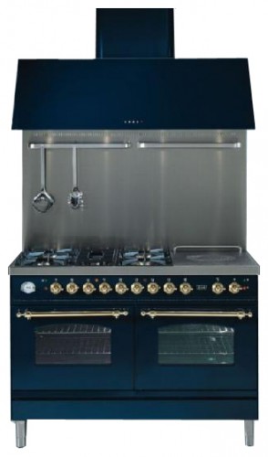 Estufa de la cocina ILVE PDN-120B-VG Blue Foto, características