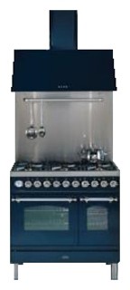 Kitchen Stove ILVE PDN-90F-VG Blue Photo, Characteristics