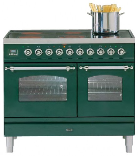 Кухонная плита ILVE PDNE-100-MW Green Фото, характеристики