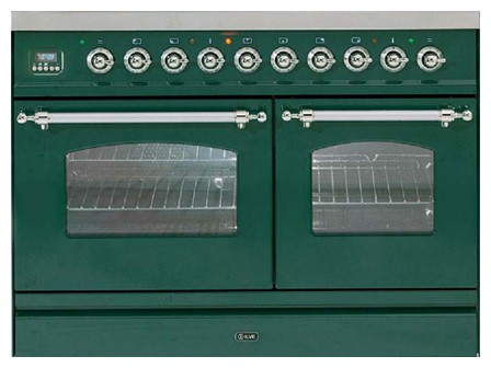 厨房炉灶 ILVE PDNI-100-MP Green 照片, 特点