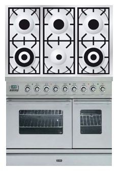 Кухонная плита ILVE PDW-1006-MW Stainless-Steel Фото, характеристики