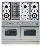 Кухонная плита ILVE PDW-120B-MP Stainless-Steel 120.00x85.00x60.00 см