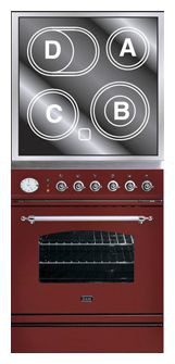 Кухонна плита ILVE PE-60N-MP Red фото, Характеристики