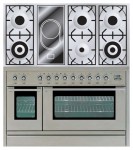 Estufa de la cocina ILVE PL-120V-VG Stainless-Steel 120.00x87.00x60.00 cm