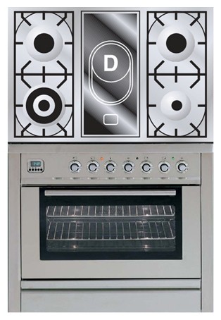 Кухонная плита ILVE PL-90V-VG Stainless-Steel Фото, характеристики
