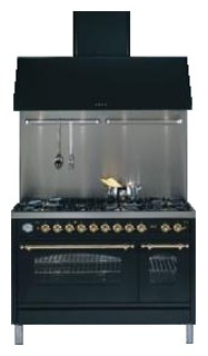 Estufa de la cocina ILVE PN-120S-VG Stainless-Steel Foto, características