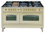 厨房炉灶 ILVE PN-150F-VG Green 150.00x90.00x60.00 厘米