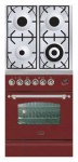 Estufa de la cocina ILVE PN-60-VG Red 60.00x87.00x60.00 cm