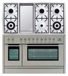 Кухонна плита ILVE PSL-120F-VG Stainless-Steel 120.00x85.00x60.00 см