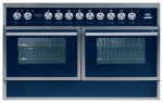 रसोई चूल्हा ILVE QDC-1207W-MP Blue 120.00x87.00x60.00 सेमी