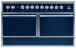 Stufa di Cucina ILVE QDC-120B-MP Blue 120.00x87.00x60.00 cm