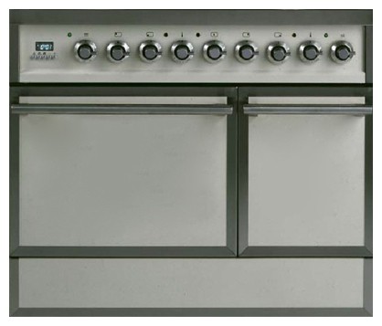 Estufa de la cocina ILVE QDC-90B-MP Antique white Foto, características