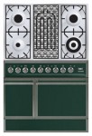 Stufa di Cucina ILVE QDC-90B-MP Green 90.00x87.00x60.00 cm