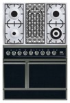 Fogão de Cozinha ILVE QDC-90B-MP Matt 90.00x87.00x60.00 cm
