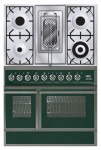 Virtuves Plīts ILVE QDC-90RW-MP Green 90.00x87.00x60.00 cm