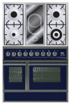 रसोई चूल्हा ILVE QDC-90VW-MP Blue 90.00x87.00x60.00 सेमी