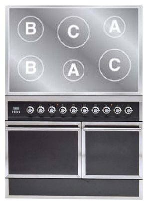 Кухонная плита ILVE QDCI-100-MP Matt Фото, характеристики