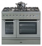 Estufa de la cocina ILVE TD-90FL-MP Stainless-Steel 90.00x90.00x60.00 cm