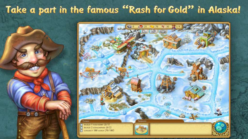 Rush for gold: Alaska Steam CD Key, 0.88$