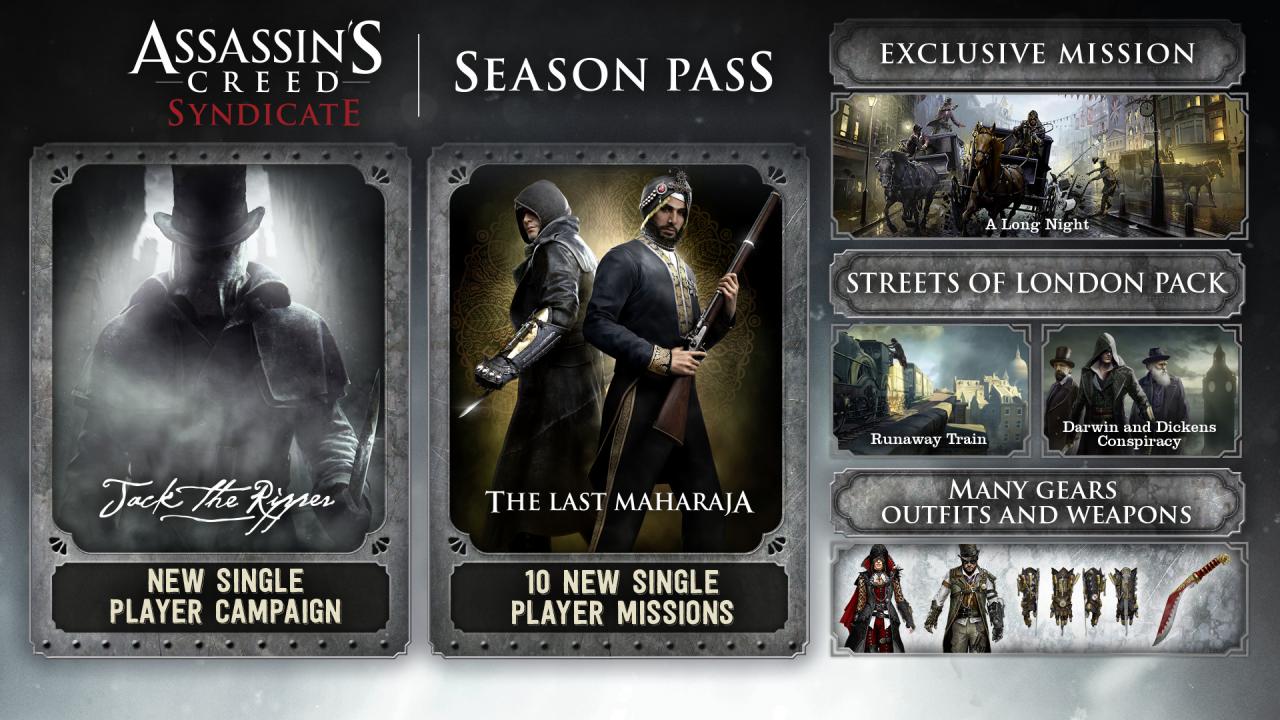 Assassin's Creed Syndicate - Season Pass Ubisoft Connect CD Key, 7.9$