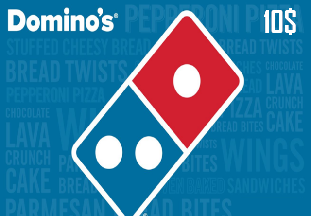 Domino's Pizza $10 Gift Card US, 10.5$