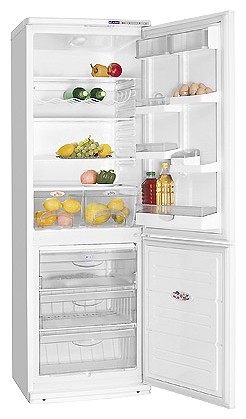 Refrigerator ATLANT ХМ 6021-001 larawan, katangian