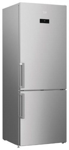 Refrigerator BEKO RCNK 320E21 X larawan, katangian