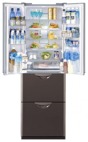 Køleskab Hitachi R-S37WVPUTD Foto, Egenskaber
