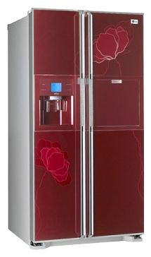 Refrigerator LG GC-P217 LCAW larawan, katangian