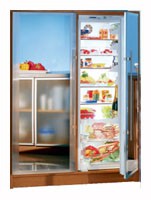 Refrigerator Liebherr SBS 46E3 larawan, katangian