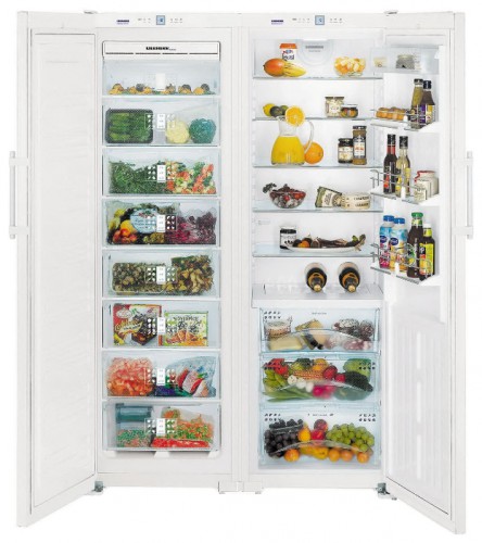 Refrigerator Liebherr SBS 7253 larawan, katangian